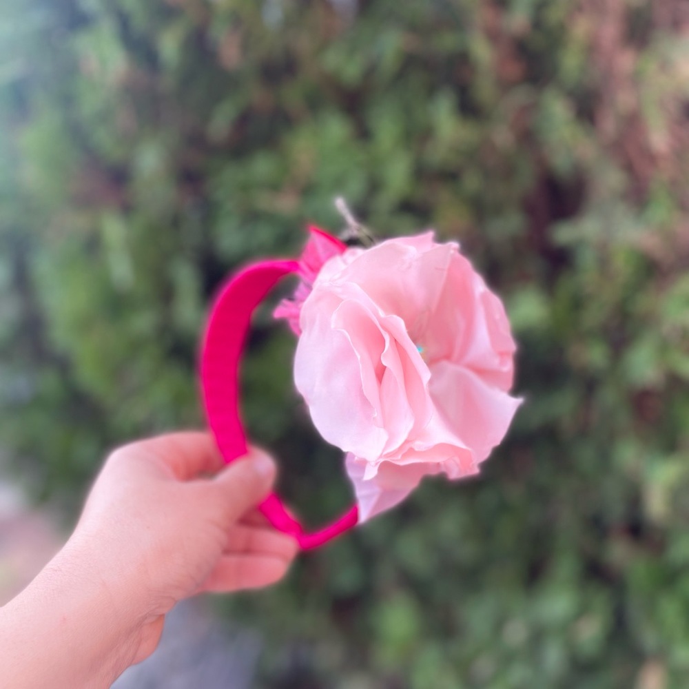 Hand crafted single flower headband